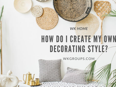 How do I create my own decorating style?