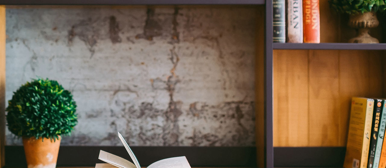 Desk with Book