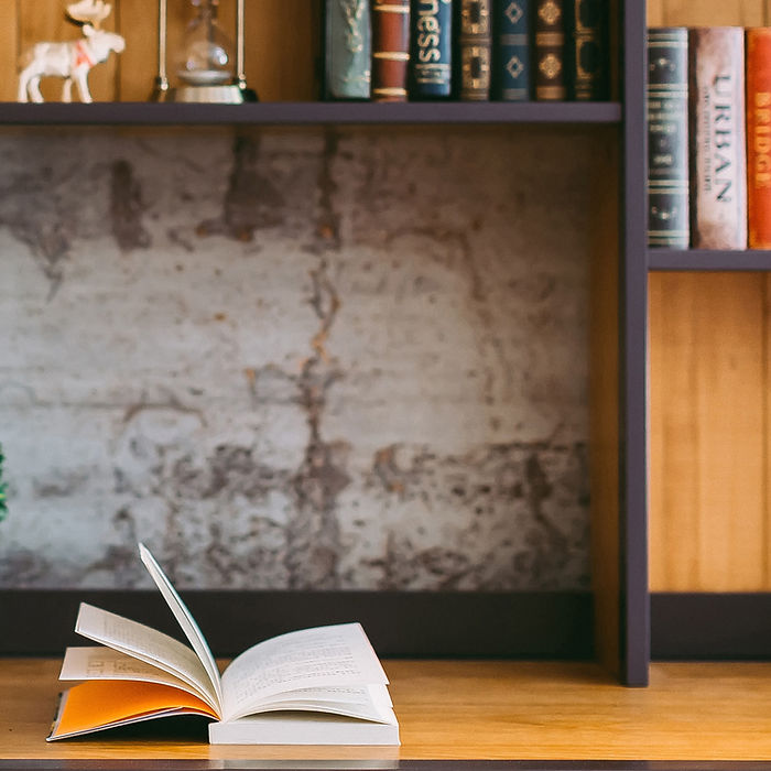 Desk with Book