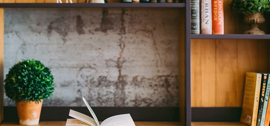 Desk with Book