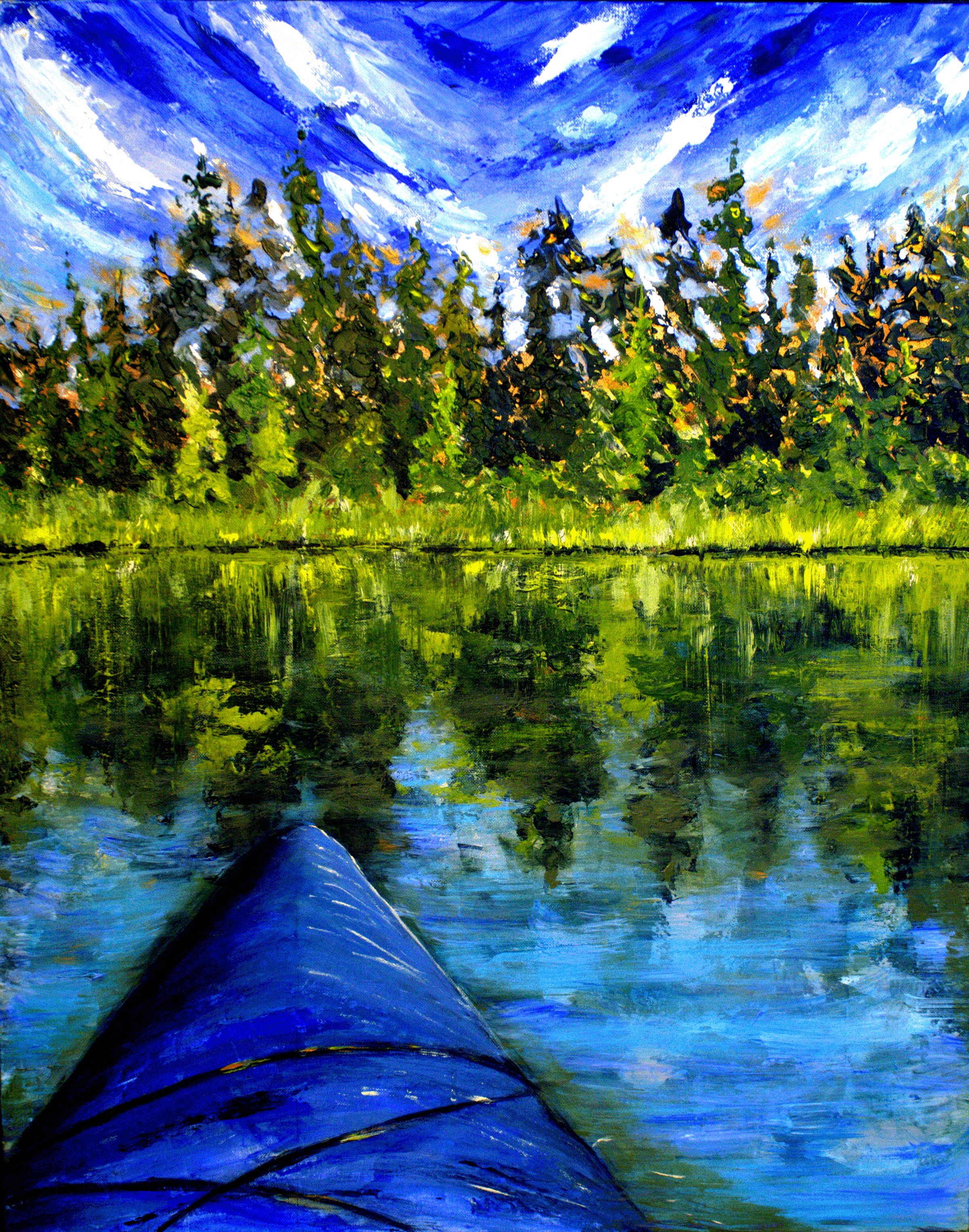 Banda-Inthe Stillness-24x30-Acrylic-2025