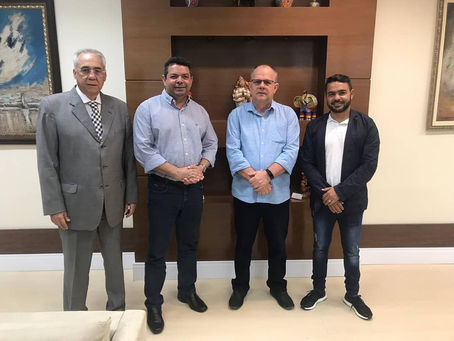 Prefeito Pedrinho participa juntamente com Venâncio Fonsêca de audiência com o Governador Belivaldo