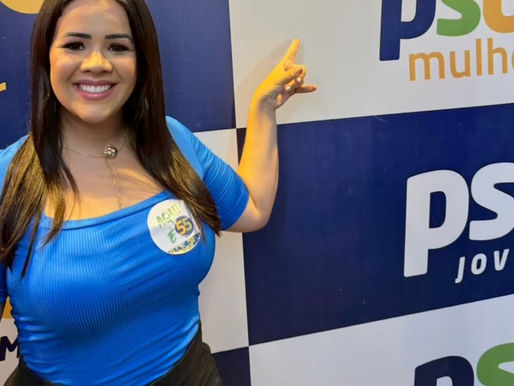 Jessica Cunha pode ser anunciada como pré-candidata a vice na chapa com Edson Passos