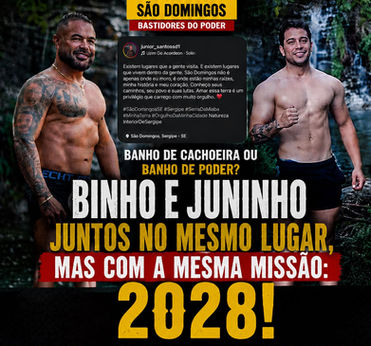 Banho de cachoeira e mensagem nas redes alimentam especulações sobre a sucessão política em São Domingos