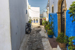 Inside Kasbah Udayas, Rabat