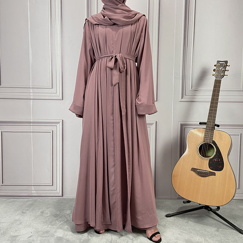 Thumbnail: Islamic Muslim Women Clothing Modest Fashion High Quality Chiffon Abaya