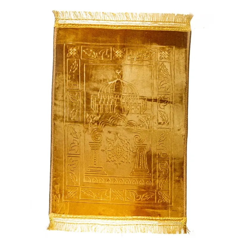 Thumbnail: Islam Prayer Mat Muslim Prayer Mat Rug Portable Foldable Arabic