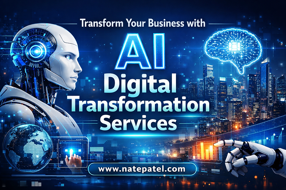 Transform Your Business with AI Digital Transformation Services | Nate Patel