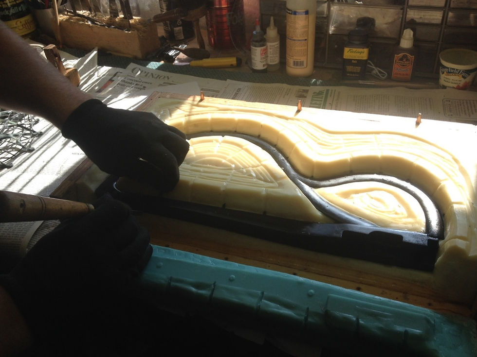 Opening the mold - brand new bass frame