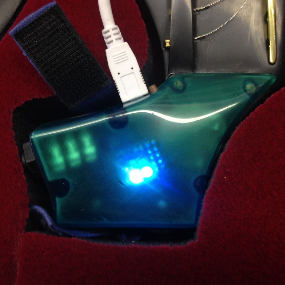 Ridgewing Serial #3 bridge charging in the case