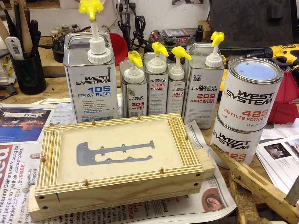 Making a mold for the self-tuning headstock