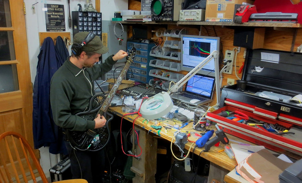 Scott Lumsden adjusting Ridgewing Prototype, Serial #1