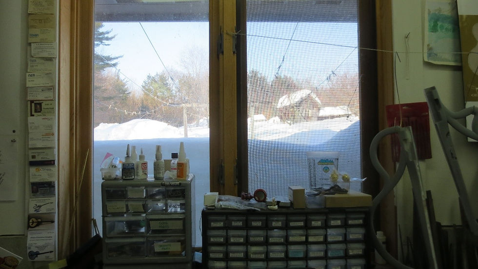View out the north window