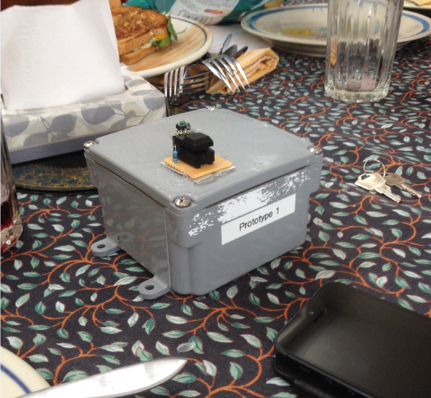 First prototype of the bridge electronics