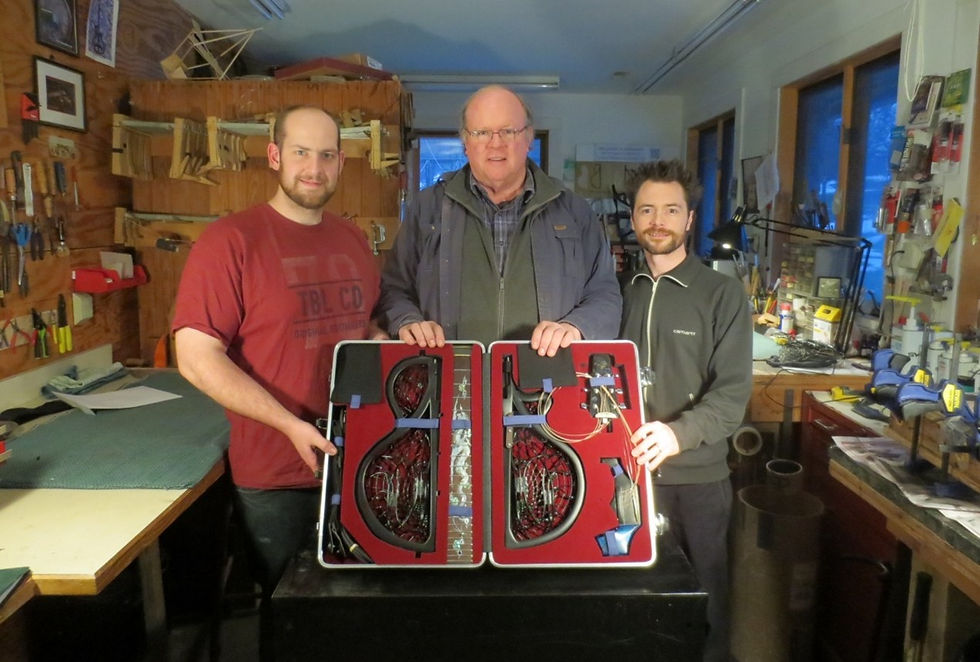The first Ridgewing guitar (Serial #1) is done and packed
