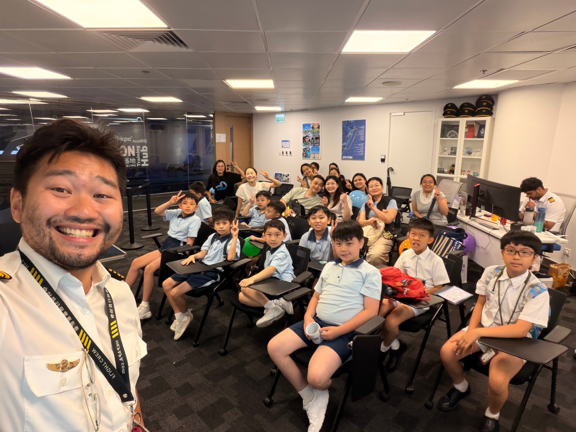 Young participants and families join an HKPAPA aviation workshop at Summer TechEd Fest 2026.
