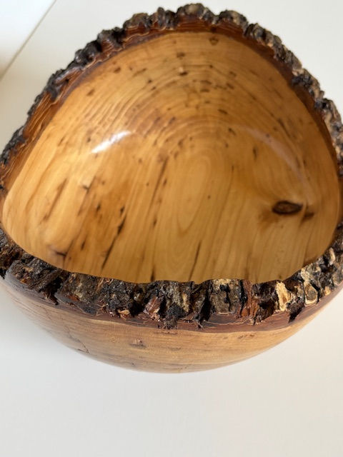 inside view of black ash bowl