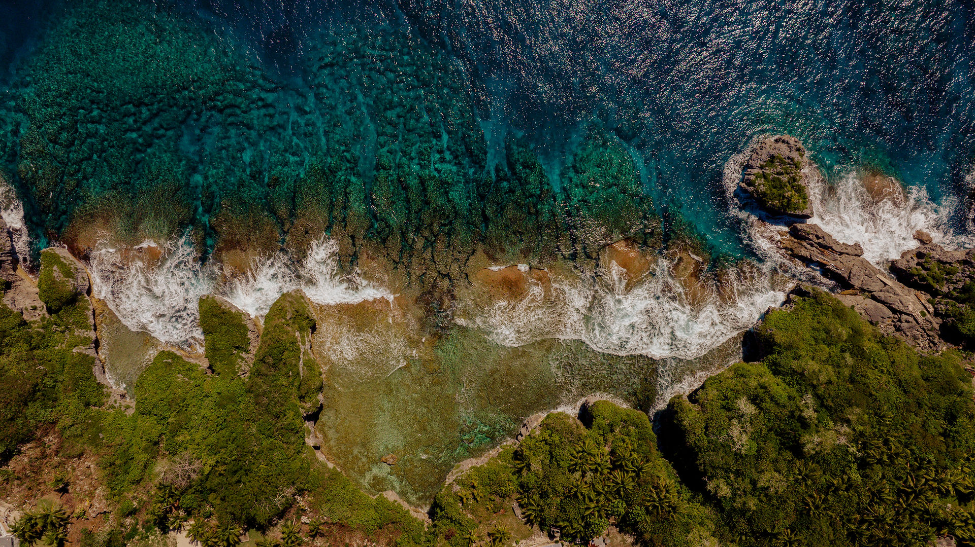 Niue coast from above. Photo by Joe Murdie