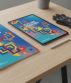 Digital and print Brochure colorful