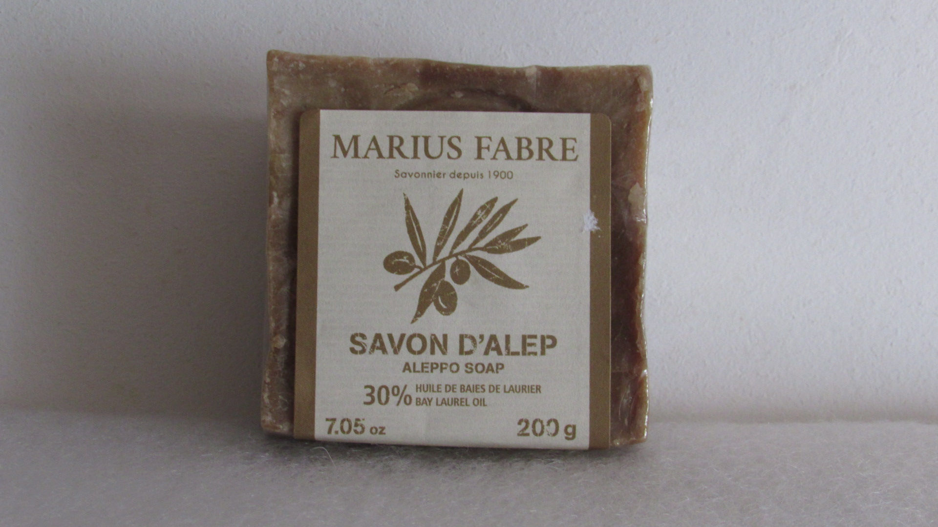 Savon d'Alep 30% huile de baies de laurier