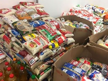 Defensoria doa quase 1 tonelada de alimentos a desabrigados no município de Trizidela do Vale