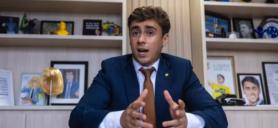 Nikolas Ferreira sobe o tom e mira filhos de Bolsonaro