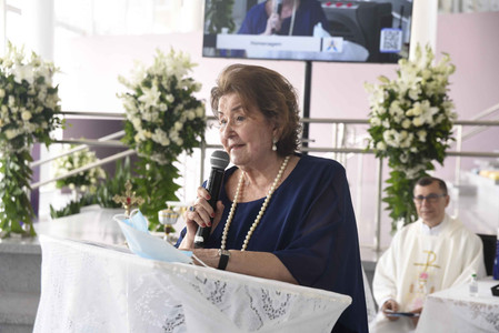 O discurso emocionado de D. Maria Izabel, fundadora do Grupo Educacional Dom Bosco.