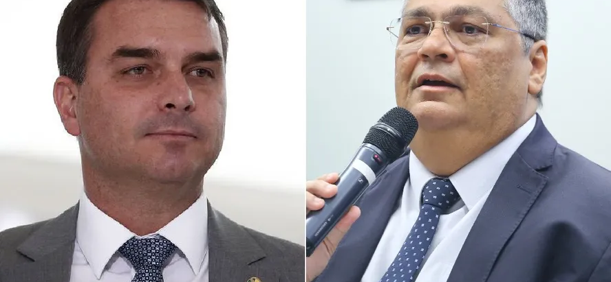 Flávio Bolsonaro critica Flávio Dino após investigação sobre filme “Dark Horse”