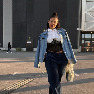 Content Creator and TV Writer Jacquelyn Revere at The Friends Arena in Stockholm, Sweden for The Renaissance Tour