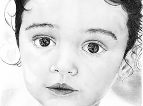 Como Fazer Retrato de Criança em Grafite