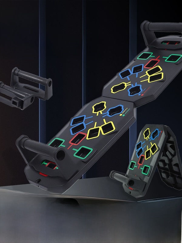 Thumbnail: Foldable Multi-Functional Push-Up Board for Home Fitness