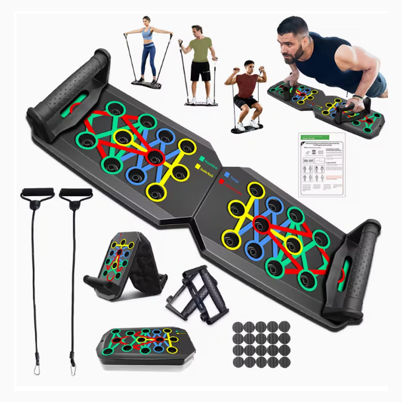 Thumbnail: Foldable Multi-Functional Push-Up Board for Home Fitness