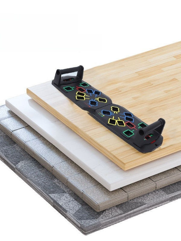 Thumbnail: Foldable Multi-Functional Push-Up Board for Home Fitness