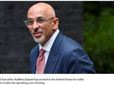 Cost of living: Chancellor Nadhim Zahawi visits US for talks