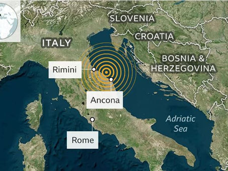 Italy earthquake felt in several countries