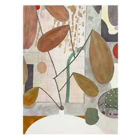 葉っぱ、テキスタイル、オブジェ