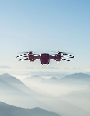 Drone Over the Mountains