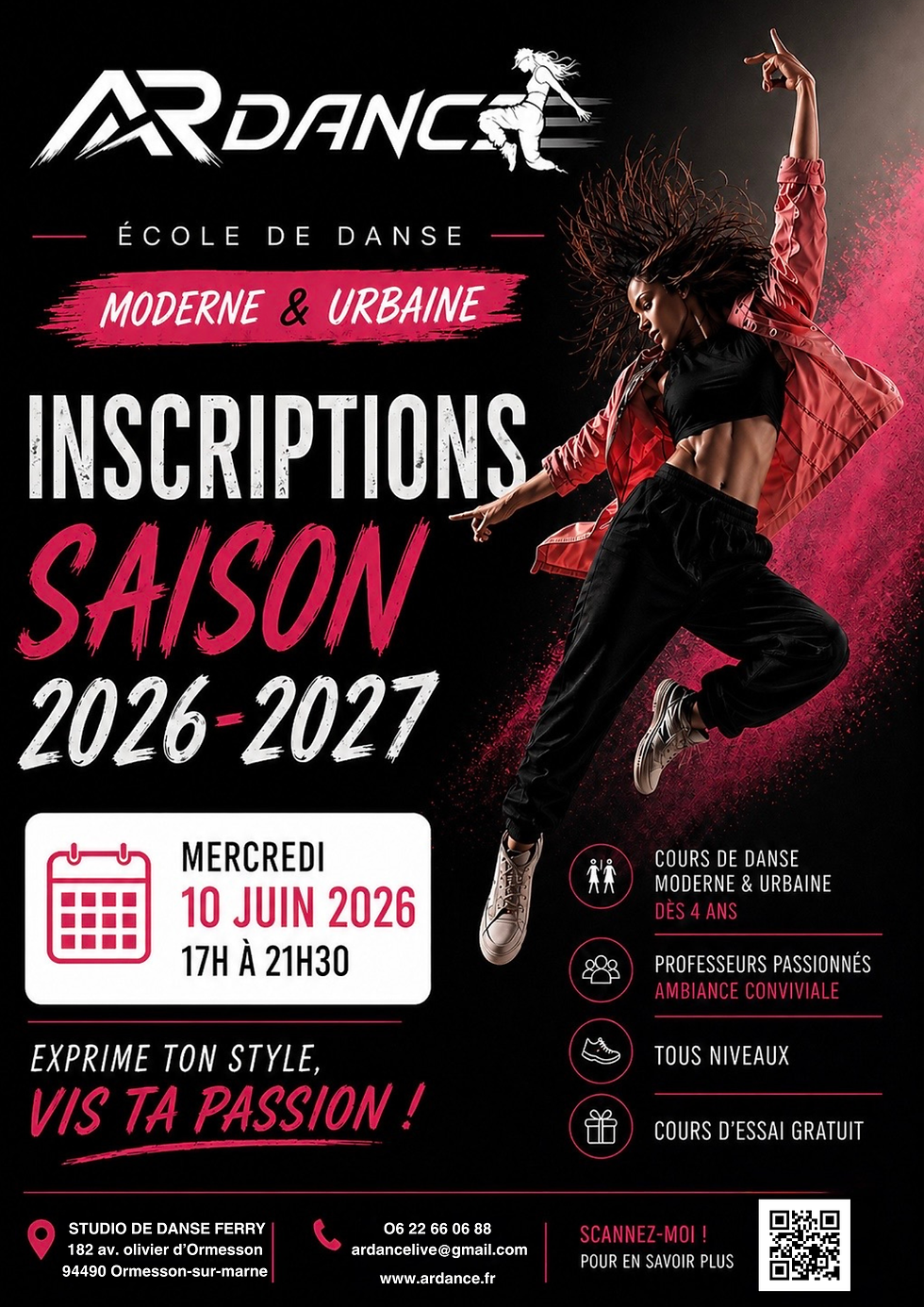 INSCRIPTIONS SAISON 2026/27