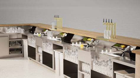 Pub bar render