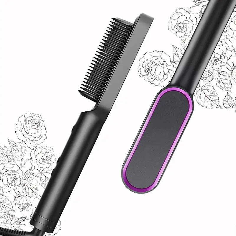 Thumbnail: Electric Hair Straightener Brush Professional Fashion Fast