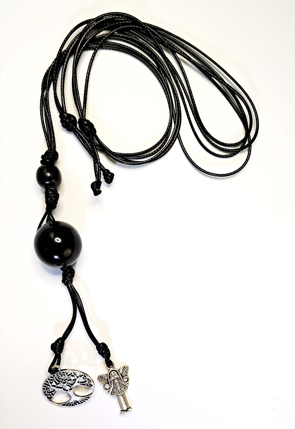 Thumbnail: Necklace Tibetan Silver and gemstone