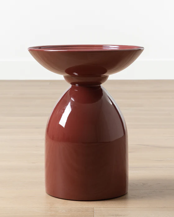 McGee and Co Red Visby Side Table a 2024 Home Trend