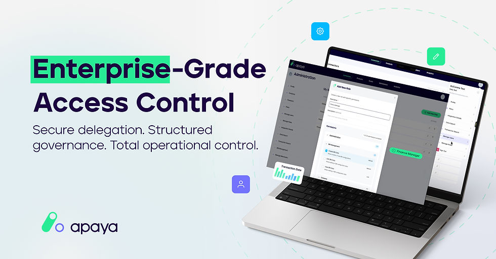 Role-Based Access Control In Apaya