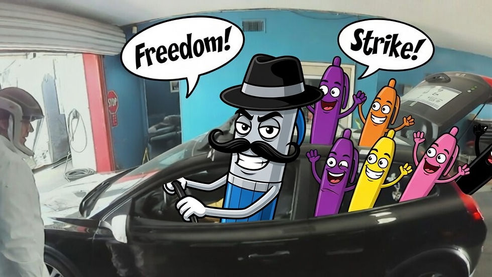 Pens Strike Again: Joe’s Freebies Launch Round Two of the Great Rebellion at Joe’s Drive-Thru Smog