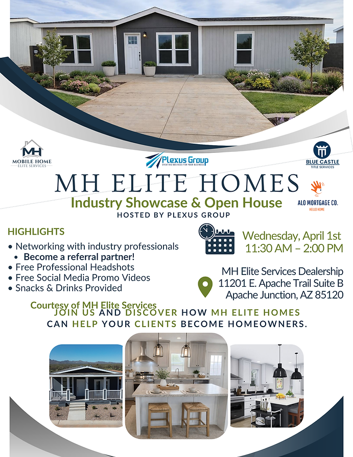 Main flyer Mh Elite homes Industry show case & Open house (1).png