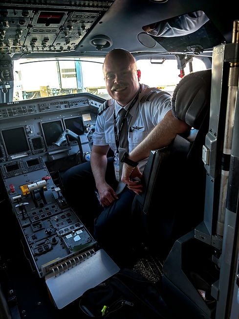Pilot in the Flightdeck