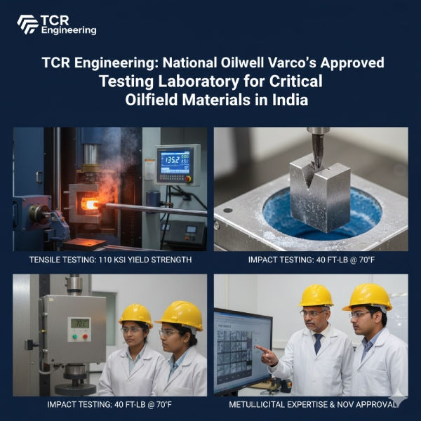 TCR Engineering: National Oilwell Varco's Approved Testing Laboratory for Critical Oilfield Materials in India