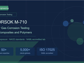 NORSOK M-710 Sour Gas Corrosion Testing for Composites and Polymers