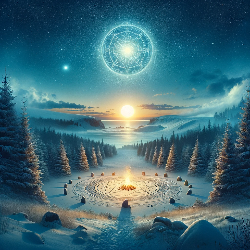 Le 21 décembre 2025, Solstice d'Hiver : le Soleil entre en Capricorne. La Renaissance Silencieuse de la Lumière.