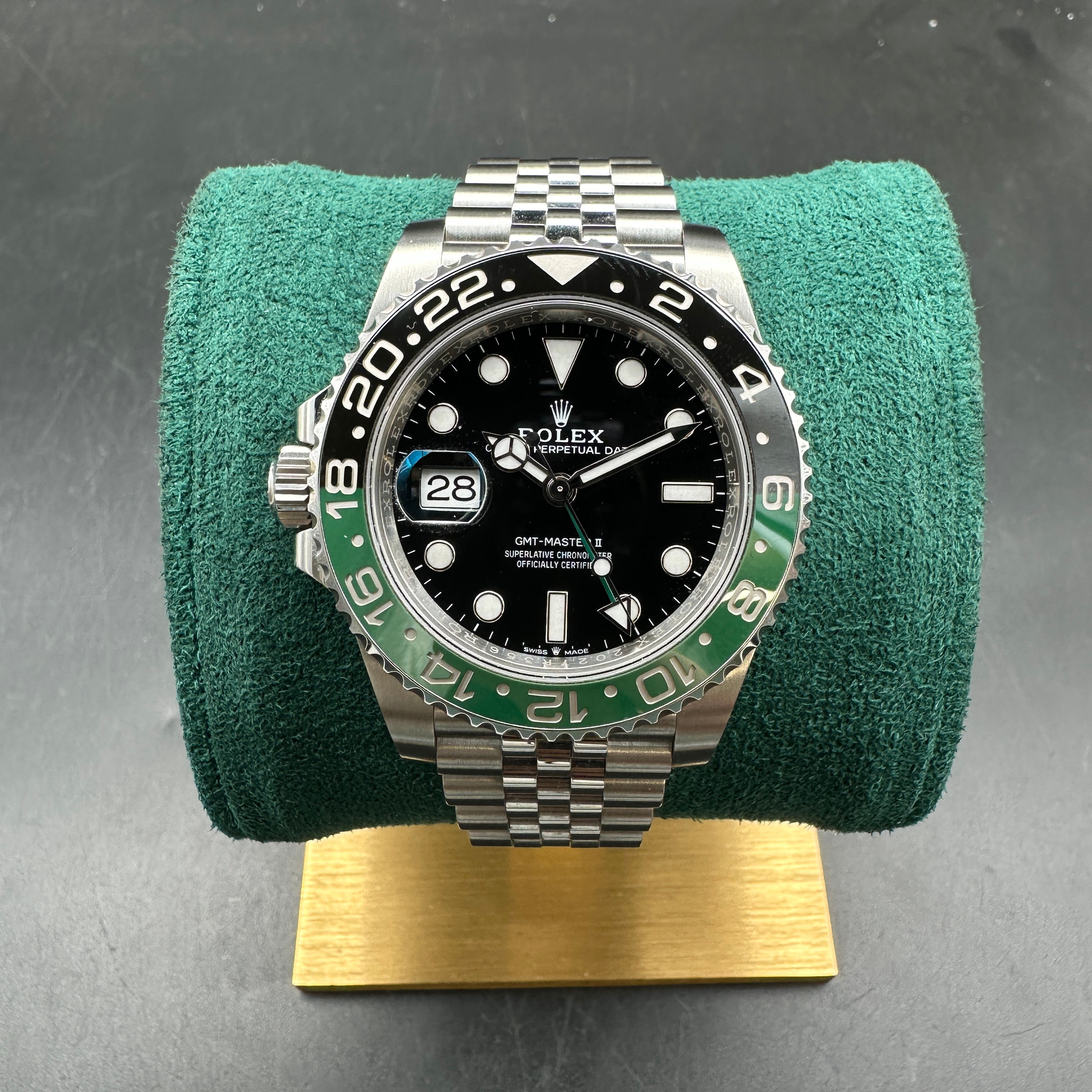 ROLEX GMT MASTER II REF.126720VTNR FULL SET 12-2023 JUBILEE “SPRITE”